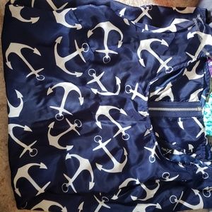 Blue and white anchor dress